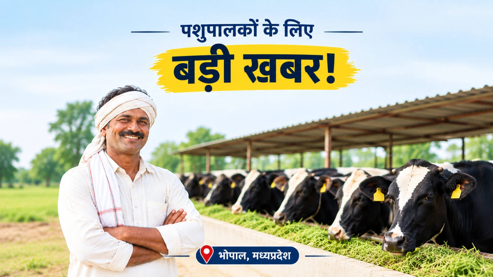 25 दुधारू पशुओं की यूनिट पर ₹42 लाख तक की लागत, कामधेनु योजना में मिलेगा अनुदान
