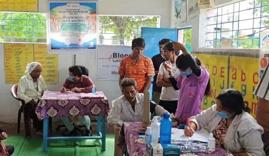 100 से अधिक मरीजों का परीक्षण